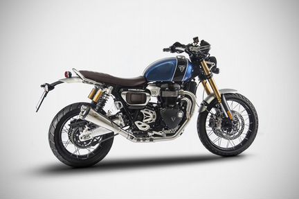 Triumph scrambler 1200 Полный Выхлоп от zard
