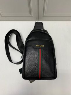 Новая мужская кожаная сумка через плечо Gucci