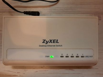 Сетевой пятипортовый коммутатор ZyXel ES-105S
