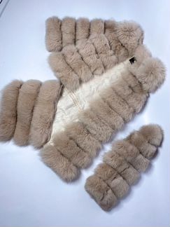 Шуба трансформер из песца