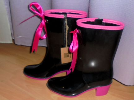 Сапоги женские резиновые утепленные Кеддо