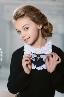 Блузка обманка школьная Duwali Дували 158