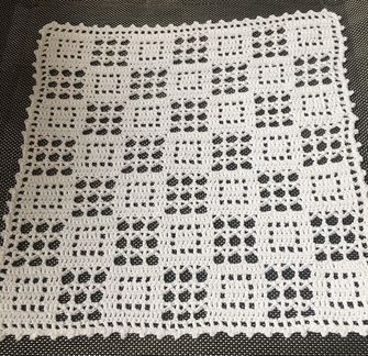 Салфетка вязаная крючком