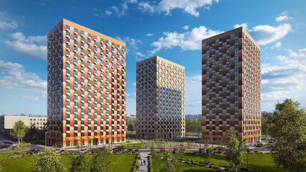 2-к квартира, 55.9 м², 17/19 эт.