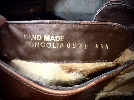 Монгольские сапоги luter