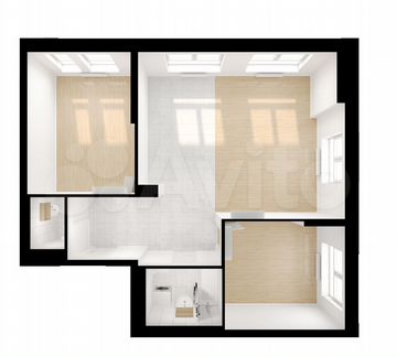 3-к квартира, 68 м², 28/33 эт.