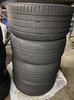 Разноширокие Pirelli R19 на BMW 750