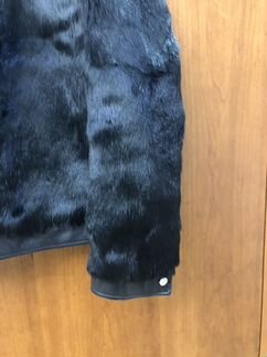 Куртка из кролика и кожи