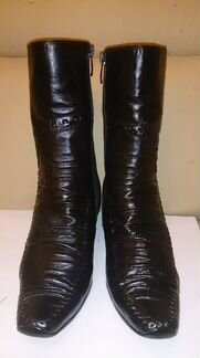 Сапоги кожаные весна-осень. Размер 39