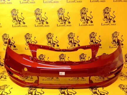 Бампер передний Kia Rio красный