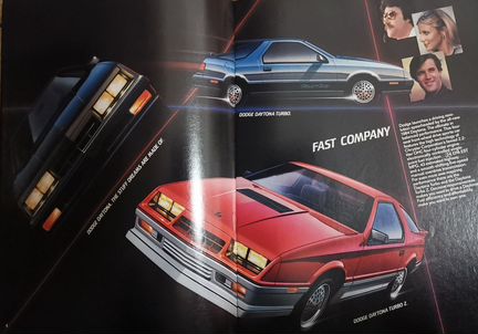 Dodge 1984 буклет