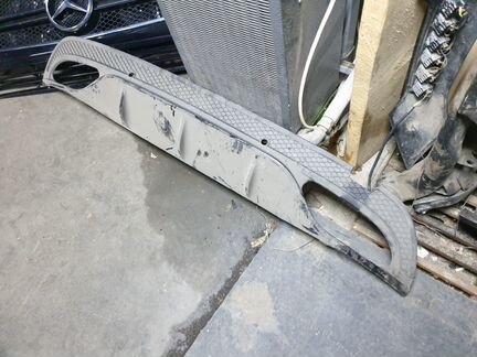 Юбка накладка бампера заднего Mercedes W205 C205