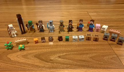 Lego человечки minecraft оригинал