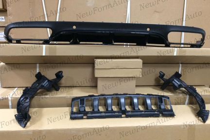 Диффузор 63 Edition Mercedes C klass W205 Coupe