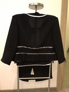 Костюм женский деловой чёрный