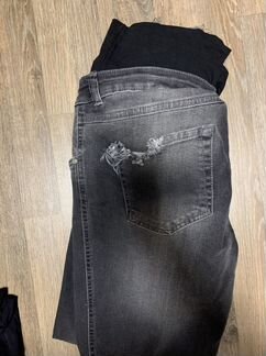 Джинсы для беременных, футболка и Майка для кормле