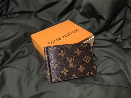 Зажим для денег Луи Виттон Brown LV