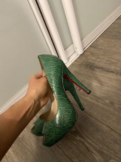 Туфли christian louboutin натуральная кожа