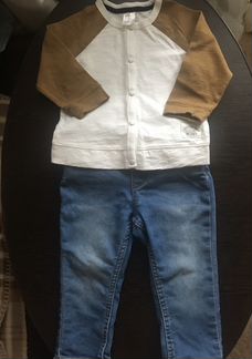 Лонгслив для мальчика H&M, размер 74