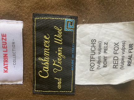 Плед из меха лисы