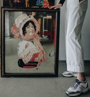 Зеркало кока-кола, Coca-Cola Mirror, винтаж