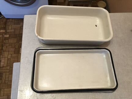 Лотки эмалированные для холодца