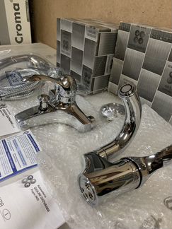 Комплект смесителей Roma Хром для ванны