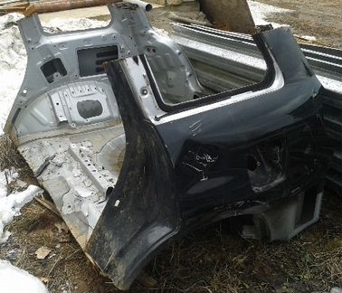 Задняя часть Мицубиси Оутлэндер 2004-2007гв