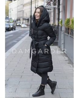 Пуховик черный новый на синтепоне женский