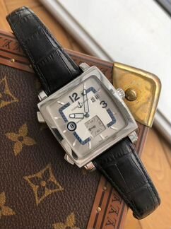 Ulysse Nardin Quadrato Dual Time Silver Dial