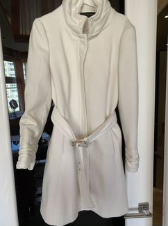 Пальто белое Zara