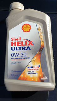 Моторное масло shell Helix Ultra 0W-30 1 л