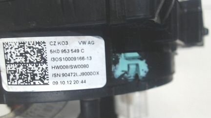 Шлейф руля Skoda SuperB, 2013