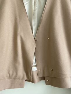 Бежевый жакет из шерсти J Brand, XS-S