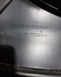 Ниша запасного колеса Toyota Camry V70