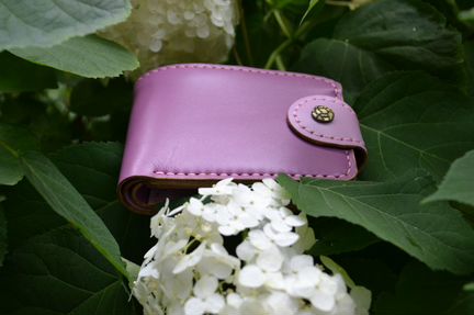 Женский кошелек из кожи ручной работы