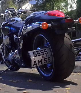 Рамка переноса номера Suzuki Boulevard M109R, VZR