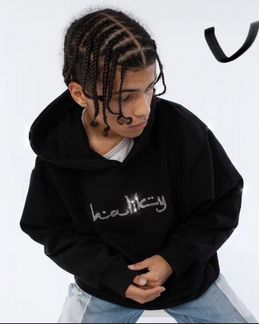 Haliky Swarovski Arabic Logo Hoodie