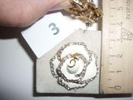 Серьги бижутерия