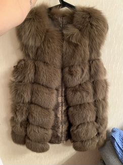 Меховая жилетка натуральная