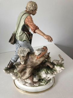 Capodimonte Охота Охотник за зайцем Каподимонте