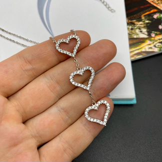 Колье три сердца
