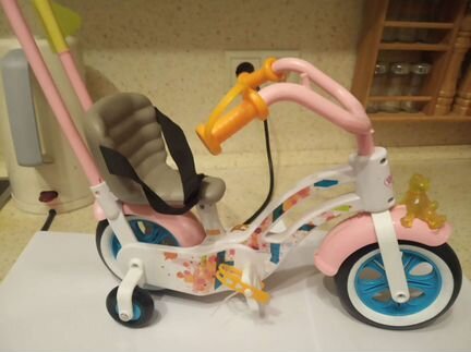 Велосипед для куклы беби Борн