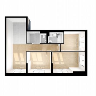3-к квартира, 80.3 м², 7/32 эт.