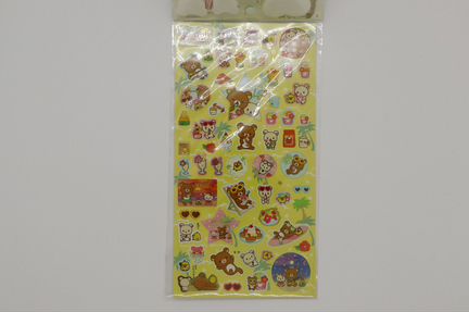 Объёмные наклейки Рилаккума rilakkuma