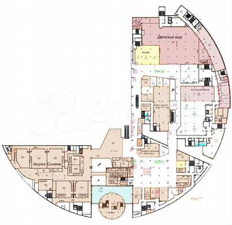 Торговое помещение,в трк Mari 43.07 м²