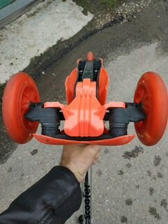 Самокат Scooter, 3х колесный, светящиеся колеса