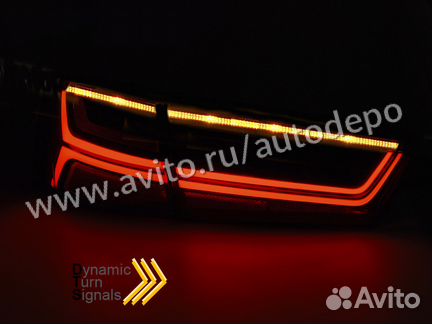 LED фонари Audi A6 C7 (11-14) ldaug1