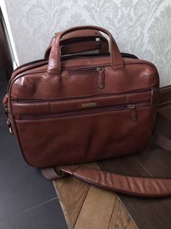 Мужской кожаный портфель новый