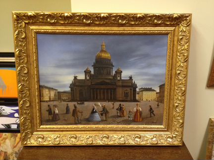 Картина с видом Питера
